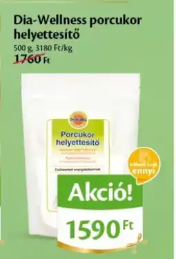 EcoFamily Dia-Wellness porcukor helyettesítő ajánlat