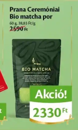 EcoFamily Prana Ceremóniai Bio matcha por ajánlat