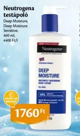 EcoFamily Neutrogena testápoló ajánlat