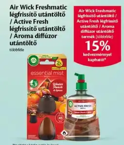 EcoFamily Air Wick Freshmatic légfrissítő utántöltő ajánlat