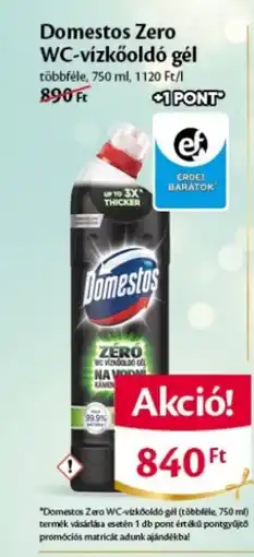EcoFamily Domestos Zero WC-vízkőoldó gél ajánlat