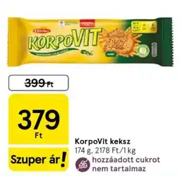 Tesco KorpoVit keksz ajánlat