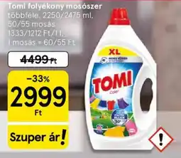 Tesco Tomi folyékony mosószer ajánlat