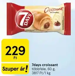 Tesco 7days croissant ajánlat