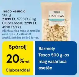 Tesco Tesco kesudió ajánlat