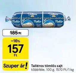 Tesco Talléros tömlős sajt ajánlat