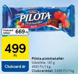 Tesco Pilóta piskótatallér ajánlat