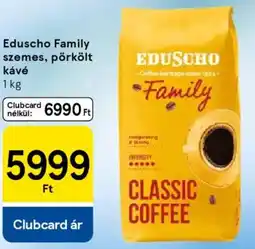 Tesco Eduscho Family szemes, pörkölt kávé ajánlat