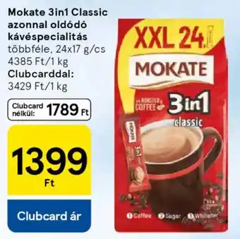 Mokate 3in1 Classic azonnal oldódó kávéspecialitás