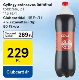 Tesco Gyöngy szénsavas üdítőital ajánlat