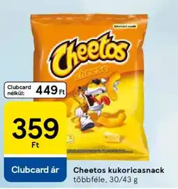 Tesco Cheetos kukoricasnack ajánlat