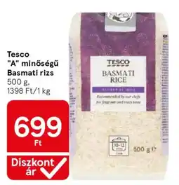 Tesco Tesco "A" minőségű Basmati rizs ajánlat