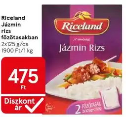 Tesco Riceland Jázmin rizs főzőtasakban ajánlat
