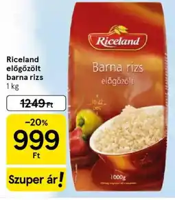 Tesco Riceland előgőzölt barna rizs ajánlat