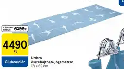 Tesco Umbro összehajtható jógamatrac ajánlat