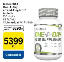 Tesco BioTechUSA One-A-Day étrend-kiegészítő tabletta ajánlat