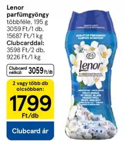Tesco Lenor parfümgyöngy ajánlat