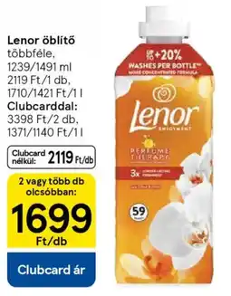 Tesco Lenor öblítő ajánlat