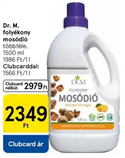 Tesco Dr. M. folyékony mosódió ajánlat