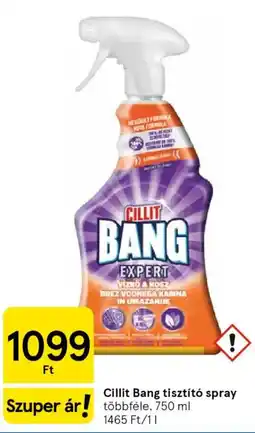 Tesco Cillit Bang tisztító spray ajánlat