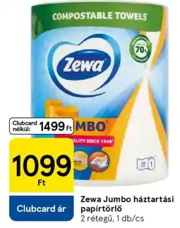 Tesco Zewa Jumbo háztartási papírtörlő ajánlat