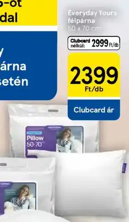 Tesco Everyday Yours félpárna ajánlat