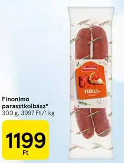 Tesco Finonimo parasztkolbász ajánlat