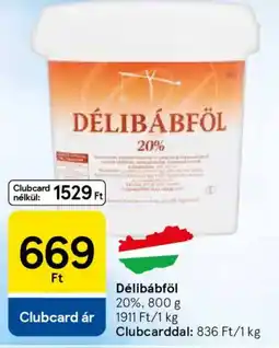 Tesco Délibábföl 20% ajánlat