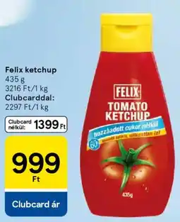 Tesco Felix ketchup ajánlat