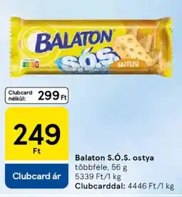 Tesco Balaton S.Ó.S. ostya ajánlat