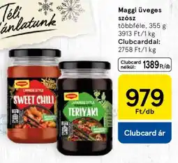 Tesco Maggi üveges szósz ajánlat