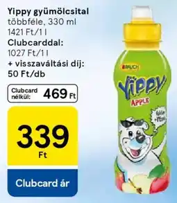 Tesco Yippy gyümölcsital ajánlat