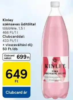 Tesco Kinley szénsavas ajánlat
