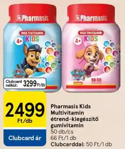 Tesco Pharmasis Kids Multivitamin étrend-kiegészítő gumivitamin ajánlat