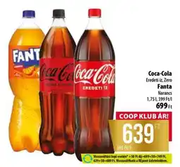 Coop Coca-Cola / Fanta ajánlat