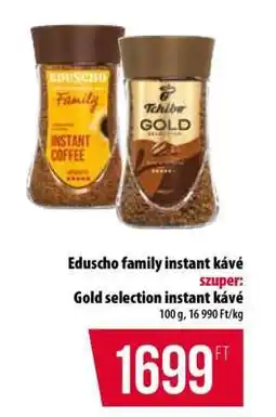 Coop Eduscho family instant kávé / Gold selection instant kávé ajánlat