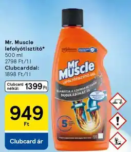 Tesco Mr. Muscle lefolyótisztító ajánlat