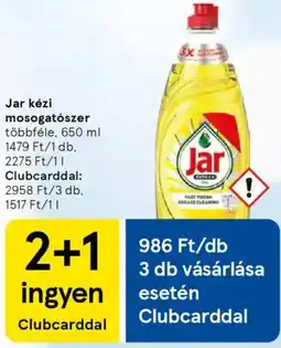 Tesco Jar kézi mosogatószer ajánlat