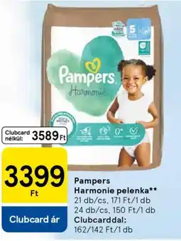 Tesco Pampers Harmonie pelenka ajánlat