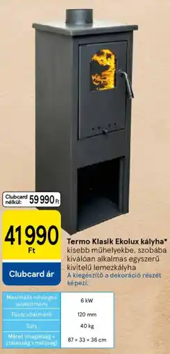 Tesco Termo Klasik Ekolux kályha ajánlat