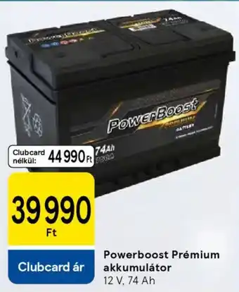 Powerboost Prémium akkumulátor