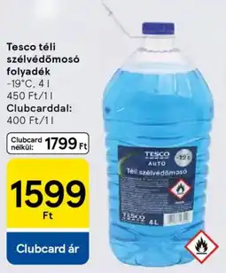 Tesco Tesco téli szélvédőmosó folyadék ajánlat