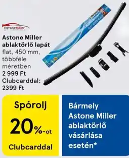 Tesco Astone Miller ablaktörlő lapát ajánlat