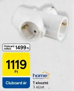 Tesco T elosztó ajánlat