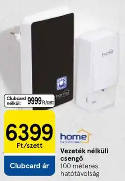Tesco Vezeték nélküli csengő ajánlat