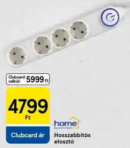 Tesco Hosszabbítós elosztó ajánlat