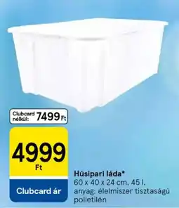 Tesco Húsipari láda ajánlat