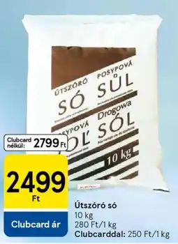 Tesco Útszóró só ajánlat