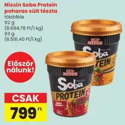 Spar Nissin Soba Protein poharas sült tészta ajánlat