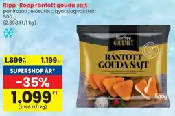 Spar Ripp-Ropp rántott gouda sajt ajánlat